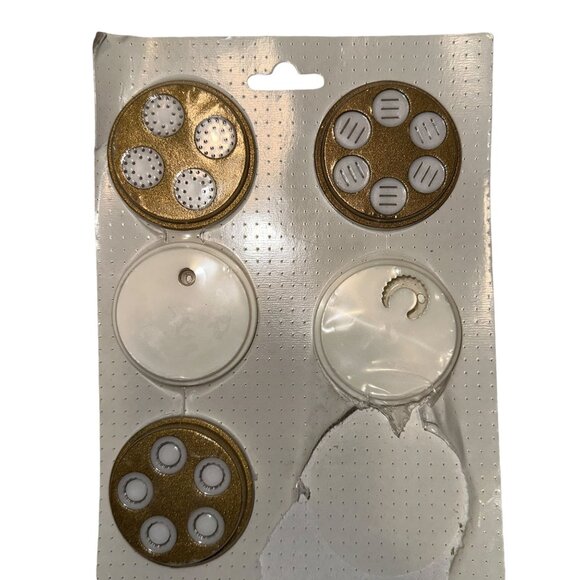New Cuisinart DPM-3 Deluxe Pasta Maker Round Die Plates Replacement Part - Picture 2 of 4